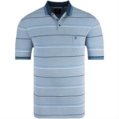 HAJO halbarm Poloshirt hellblau