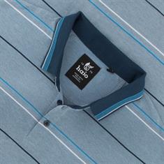 HAJO halbarm Poloshirt hellblau