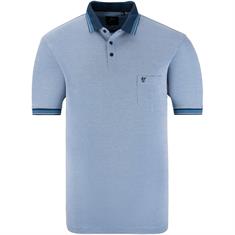 HAJO halbarm Poloshirt hellblau
