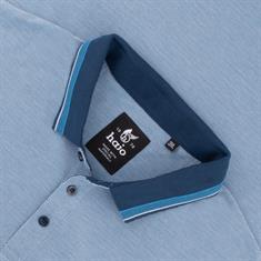 HAJO halbarm Poloshirt hellblau