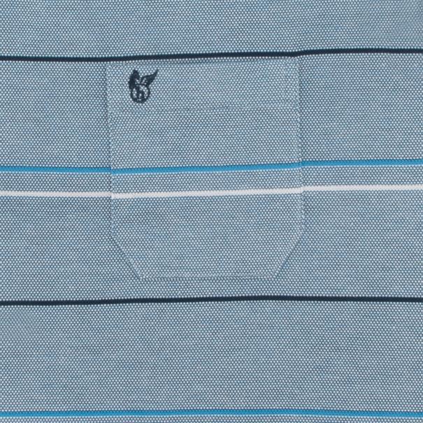 HAJO halbarm Poloshirt hellblau