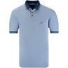 HAJO halbarm Poloshirt hellblau
