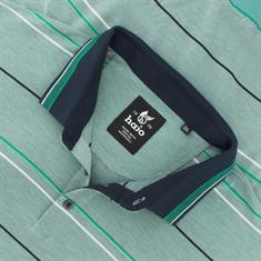 HAJO halbarm Poloshirt hellgrün
