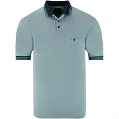 HAJO halbarm Poloshirt hellgrün