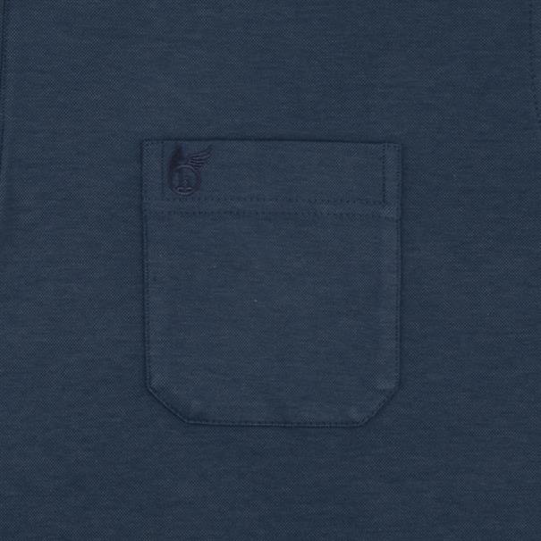 HAJO halbarm Poloshirt marine