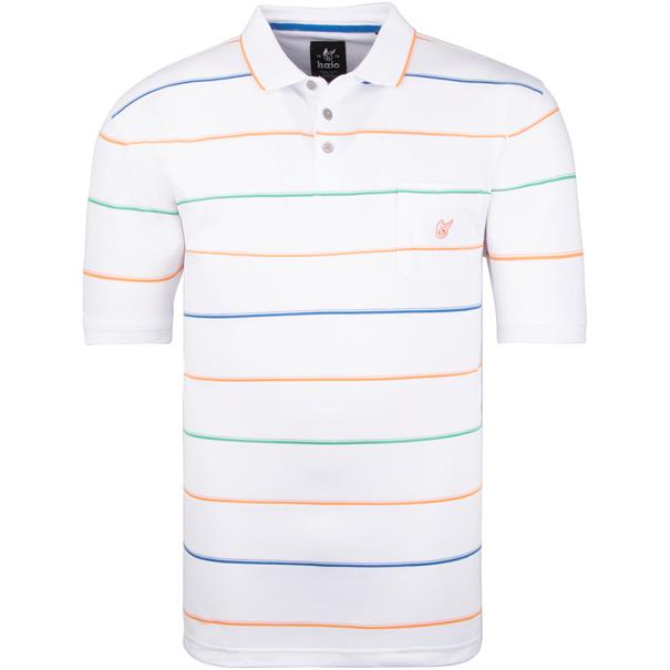 HAJO Poloshirt weiß