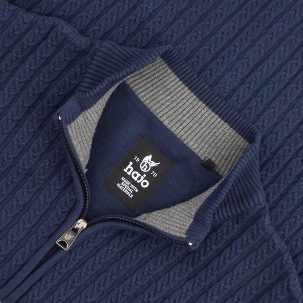 HAJO Strickjacke blau