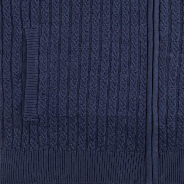HAJO Strickjacke blau