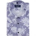 HAUPT halbarm Freiizeithemd blau