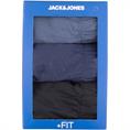 JACK & JONES Dreierpack Boxershorts schwarz-blau