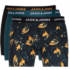 JACK & JONES Dreierpack Pants schwarz-petrol