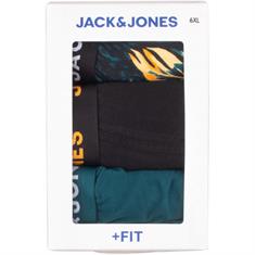 JACK & JONES Dreierpack Pants schwarz-petrol