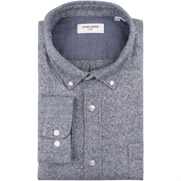 JACK & JONES Flannelhemd grau