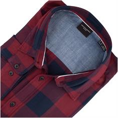 JACK & JONES Freizeithemd bordeaux