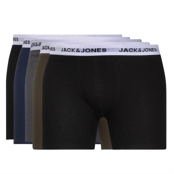 JACK & JONES Fünferpack Pants schwarz