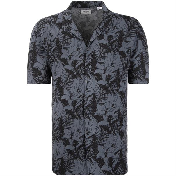 JACK & JONES halbarm Freizeithemd anthrazit