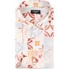 JACK & JONES halbarm Freizeithemd mit Leinenanteil hellblau