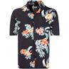 JACK & JONES halbarm Freizeithemd schwarz