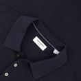 JACK & JONES halbarm Polo-Pullover dunkelblau