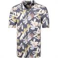 JACK & JONES halbarm Resorthemd grau