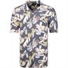 JACK & JONES halbarm Resorthemd grau