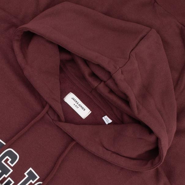 JACK & JONES Hoodie bordeaux