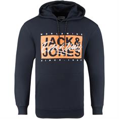 JACK & JONES Hoodie dunkelblau