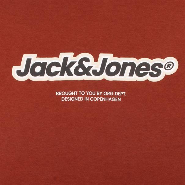 JACK & JONES Hoodie - EXTRA lang rostbraun