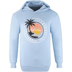 JACK & JONES Hoodie hellblau