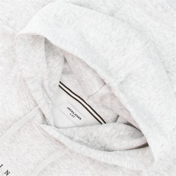 JACK & JONES Hoodie hellgrau-meliert