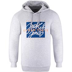 JACK & JONES Hoodie hellgrau