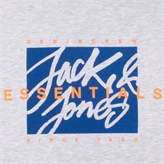 JACK & JONES Hoodie hellgrau