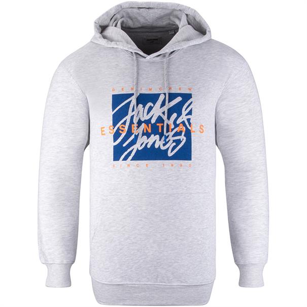 JACK & JONES Hoodie hellgrau