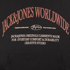 JACK & JONES Hoodie schwarz