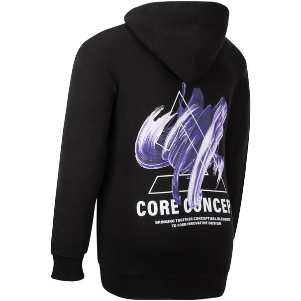 JACK & JONES Hoodie schwarz