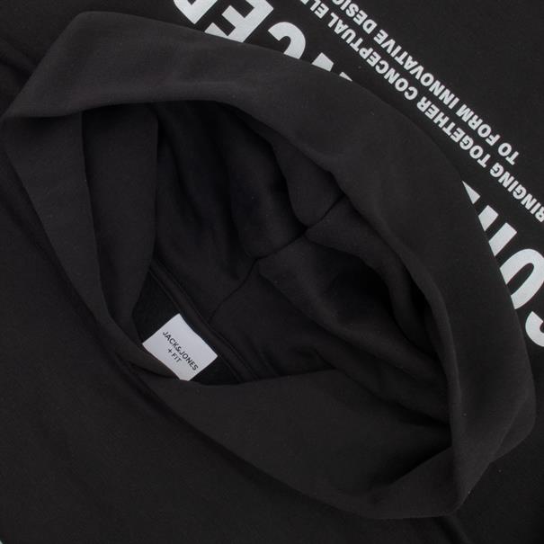 JACK & JONES Hoodie schwarz