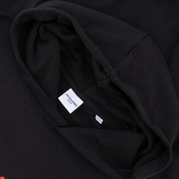 JACK & JONES Hoodie schwarz