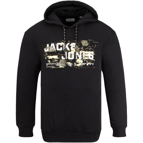 JACK & JONES Hoodie schwarz