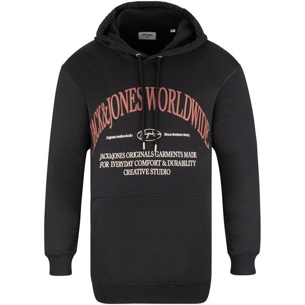 JACK & JONES Hoodie schwarz