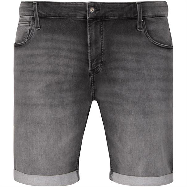 JACK & JONES Jeans Shorts grau
