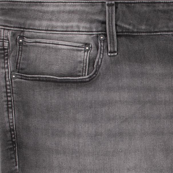 JACK & JONES Jeans Shorts grau