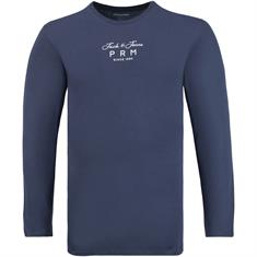 JACK & JONES langarm T-Shirt marine