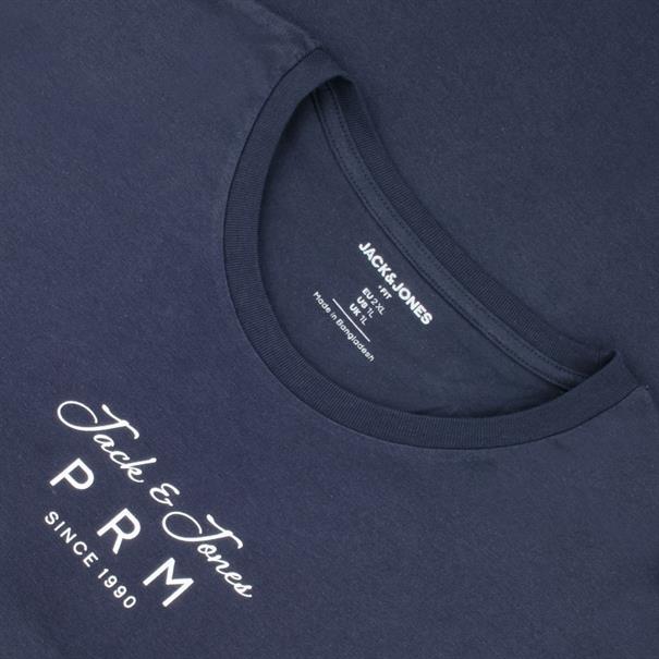 JACK & JONES langarm T-Shirt marine