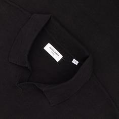 JACK & JONES Polo-Pullover schwarz