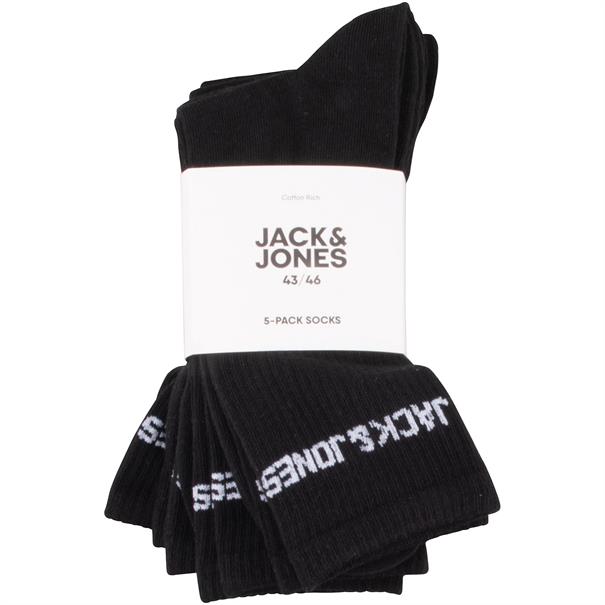 JACK & JONES Socken, Fünferpack schwarz