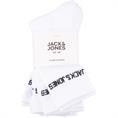 JACK & JONES Socken, Fünferpack weiß
