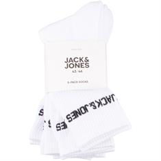 JACK & JONES Socken, Fünferpack weiß