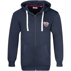 JACK & JONES Sweatjacke blau