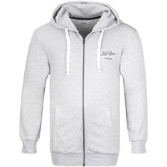 JACK & JONES Sweatjacke grau
