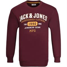 JACK & JONES Sweatshirt bordeaux